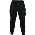 Men's cotton fleece drawstring casual pants in loose fit pencil design