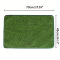 Artificial grass pet toilet training mat shown in three sizes for dogs and cats indoors