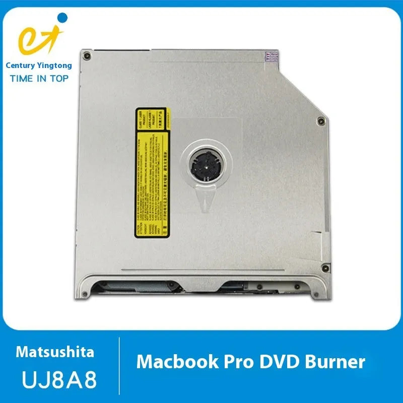 MacBook Pro 13-inch UJ8A8 SuperDrive replacement optical drive with silver finish