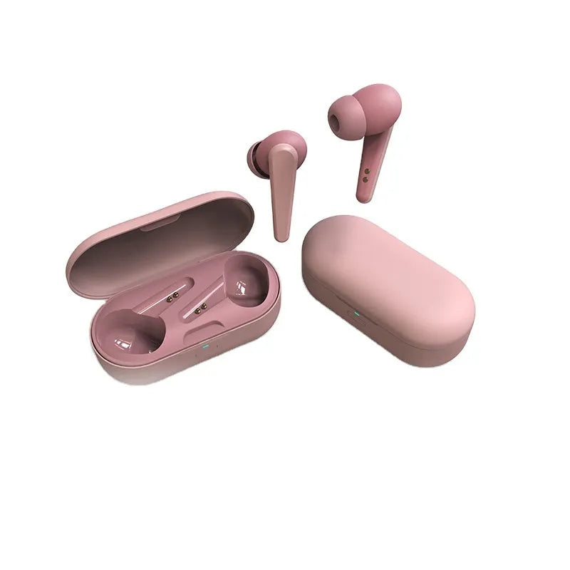 ANC active noise cancellation headphones in five colour options showing earplug design