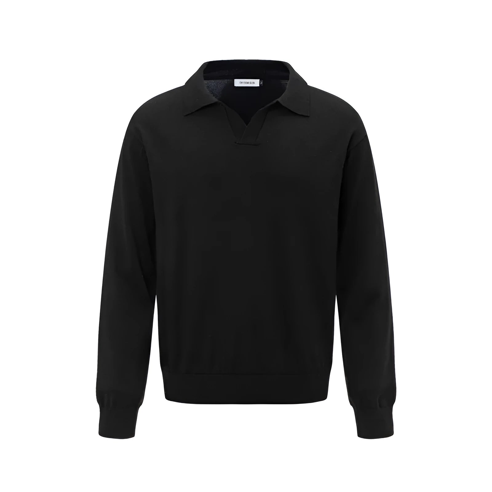 Men's loose pullover sweater in acrylic blend fabric available in beige, black and dark grey colours