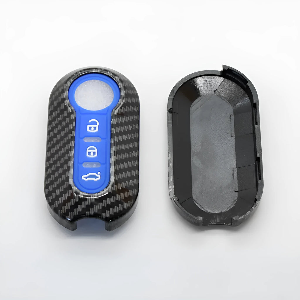 Fiat 500 Boyue Ottimo Viaggio ABS plastic remote key case in black red dark blue colours