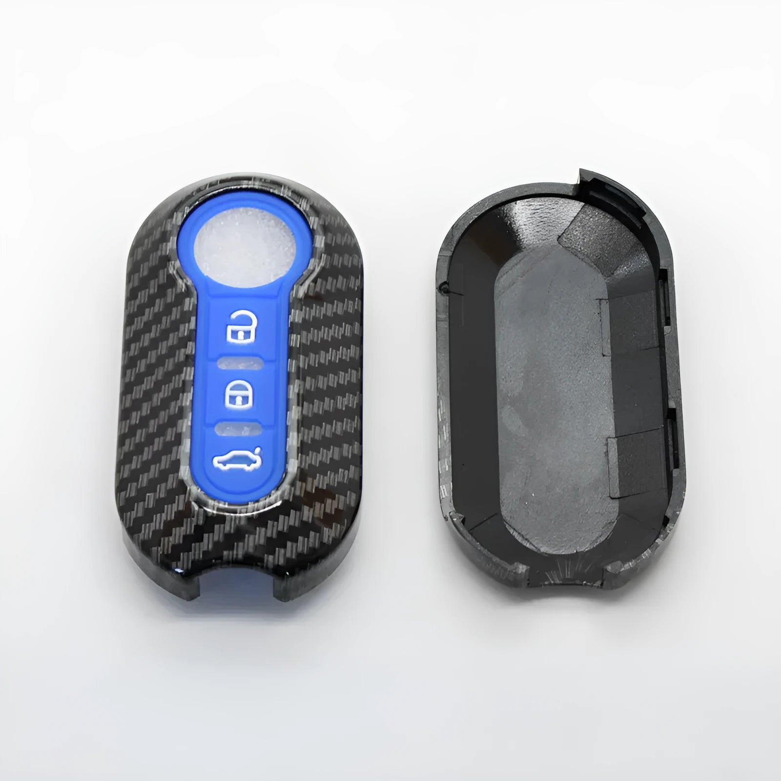 Fiat 500 Boyue Ottimo Viaggio ABS plastic remote key case in black red dark blue colours