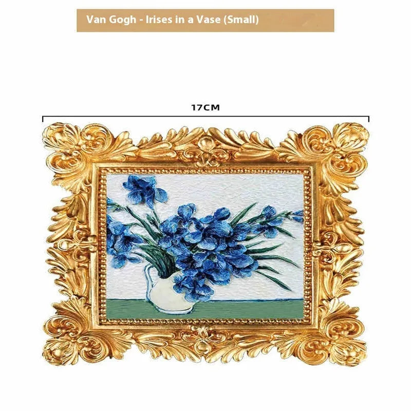 DIY oil painting by numbers kit on epoxy pottery canvas with brushes and paints for Van Gogh Starry Night