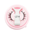 Reusable waterproof false eyelashes with natural thick style and glue-free strip