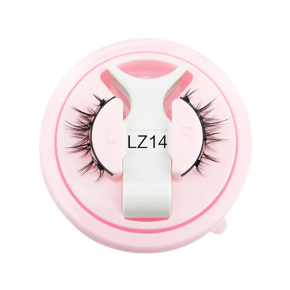 Reusable waterproof false eyelashes with natural thick style and glue-free strip