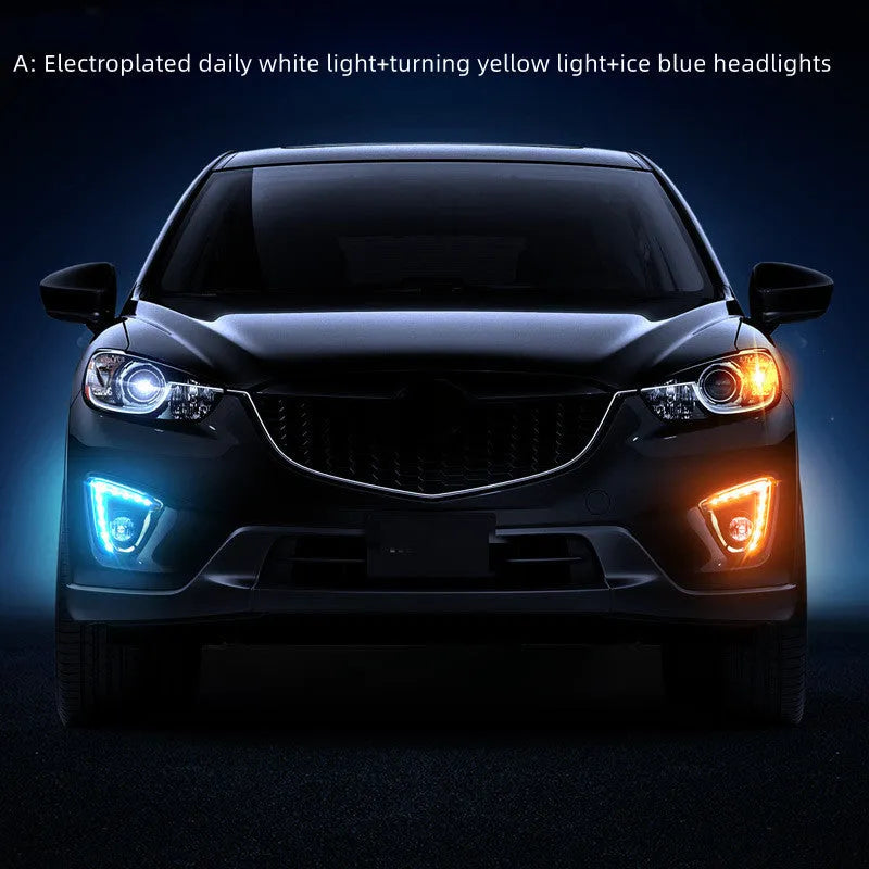 Mazda CX-5 daytime running light LED lamp set with electroplated finish