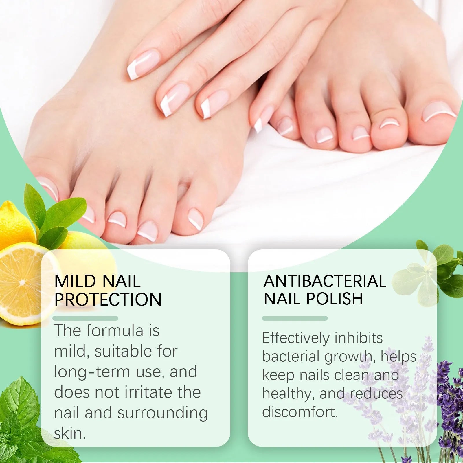30ml nail care nursing solution bottle for gentle daily cleaning of natural and artificial nails