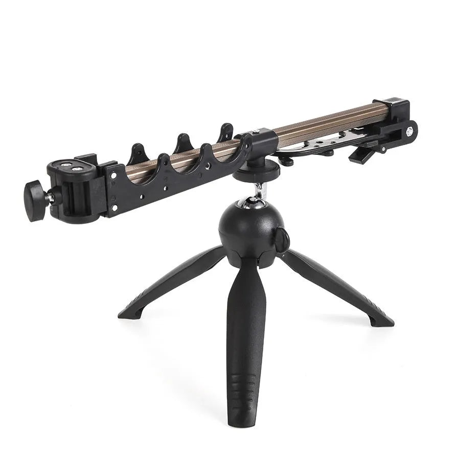 Aluminium alloy ice fishing rod holder bracket with tripod stand for small fishing rods