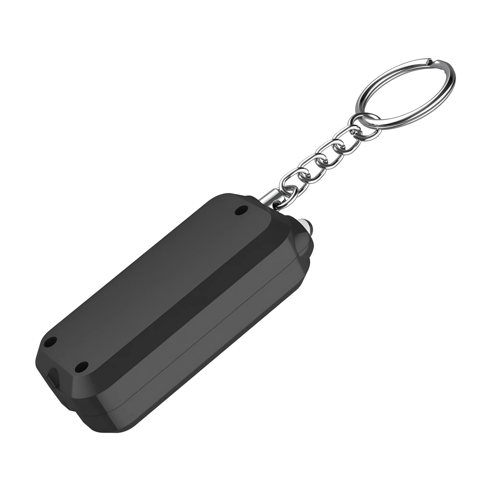 Personal safety alarm device measuring 65mm by 30mm in various colour options