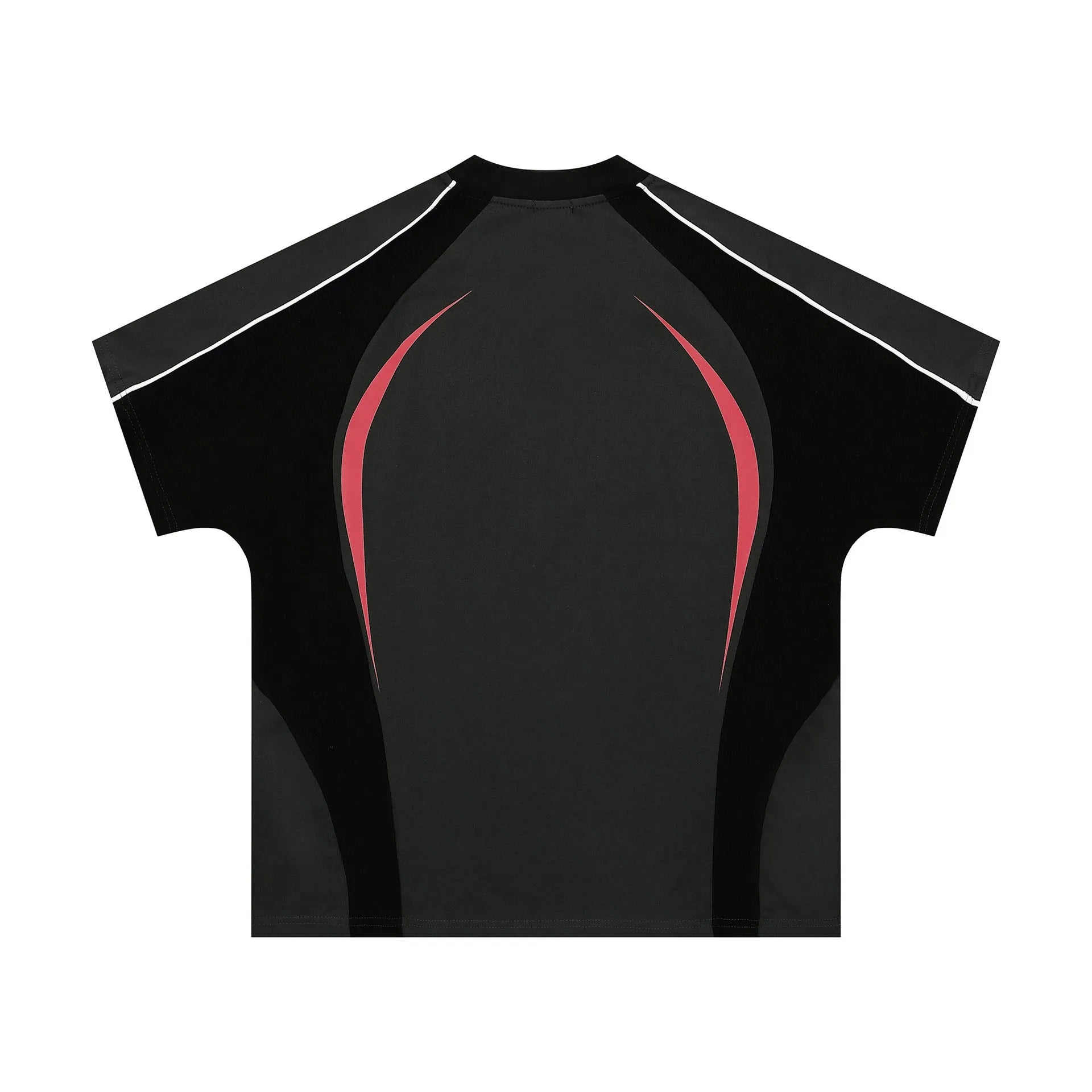 Men's loose fit t-shirt with colour matching letters printed design in polyester fabric