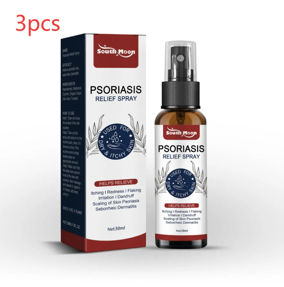 30ml bottle of body care soothing spray with glycerin and aloe vera