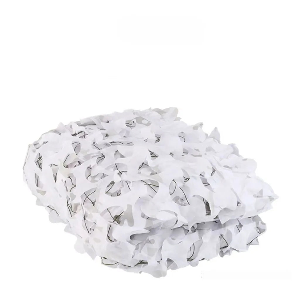 Green camp camouflage net cover set showing multiple pattern options for outdoor concealment and sunshade