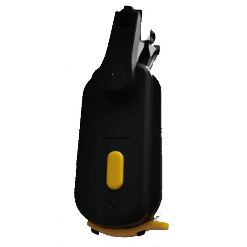 Black plastic 800mA motorcycle helmet wiper motor with 65mm blade, model TZ-HW065.