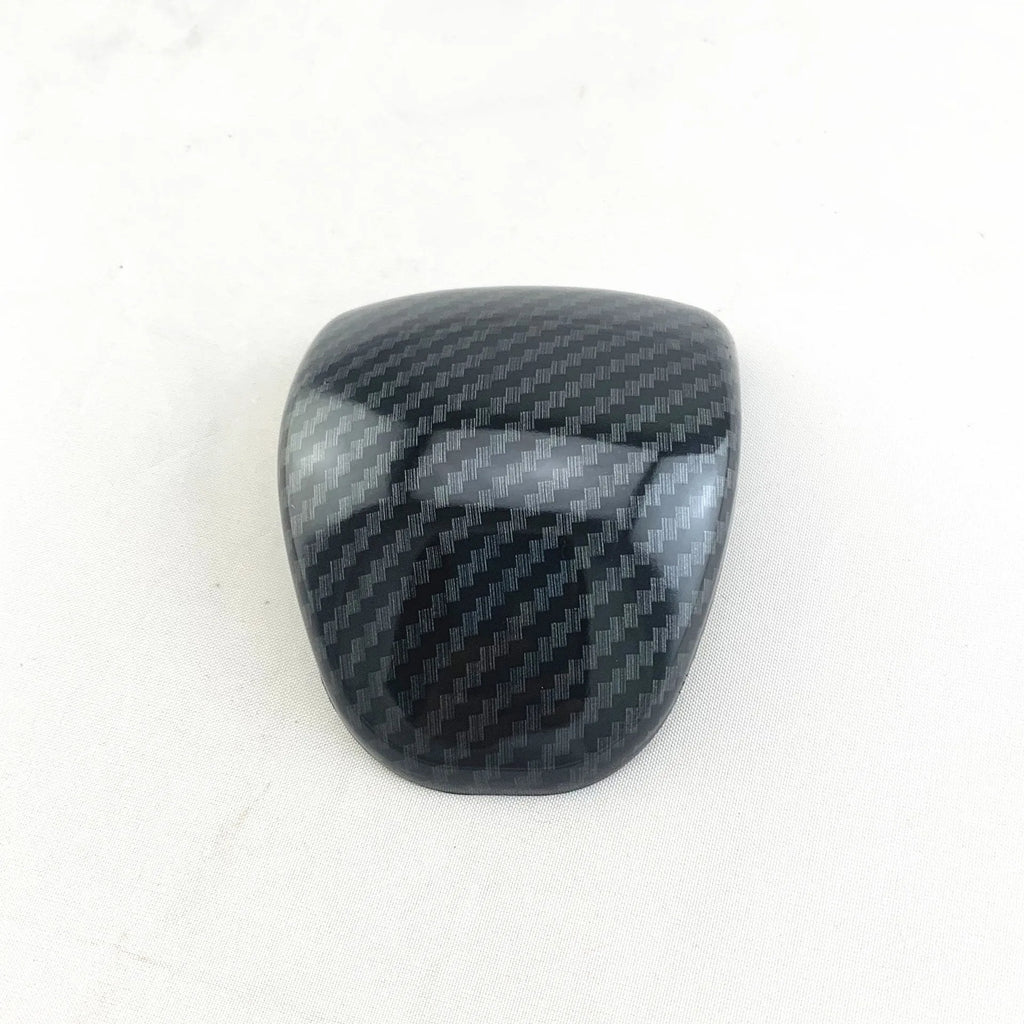 Smart RunK3 gear head cover with carbon fibre pattern for manual car interiors