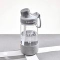 Plastic straw cup in grey, green or pink with cartoon pattern and heat-resistant construction
