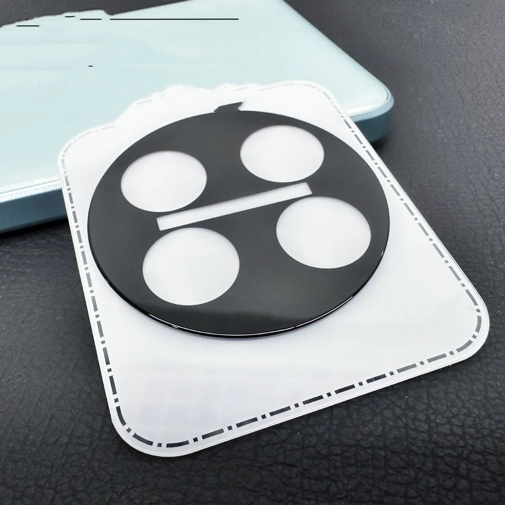 Large arc HD tempered glass lens protector for OnePlus 12, Find N3, OnePlus 11 with AR enhanced black ring