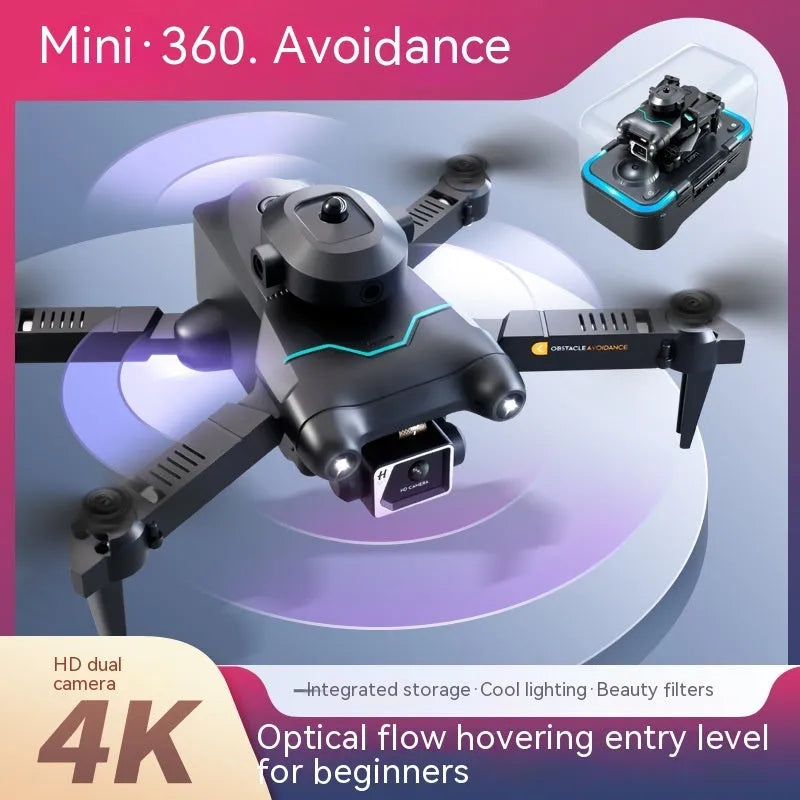 Black S96 four-axis drone with obstacle avoidance for aerial photography training