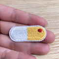 10 piece set of embroidered patch badges with detailed lace craft embroidery for clothing customisation
