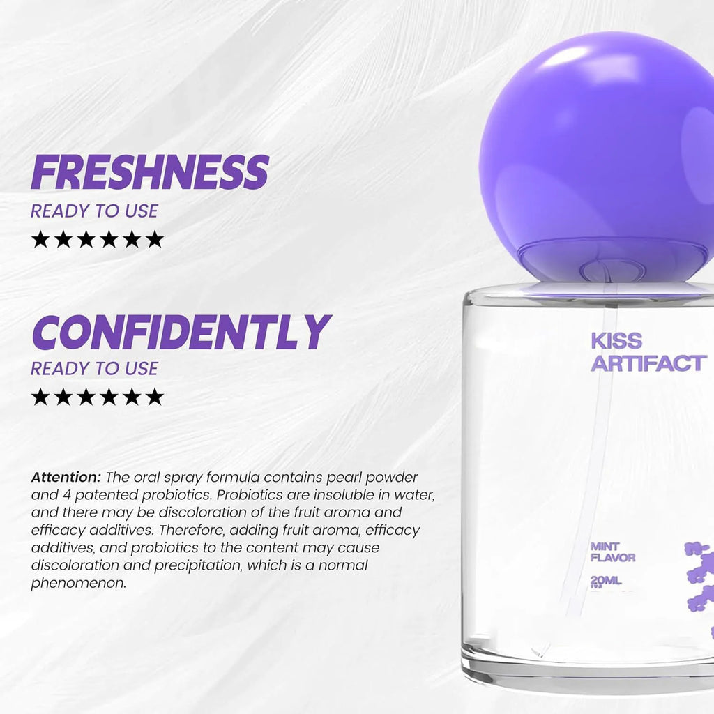 20ml portable probiotics oral spray bottle for hydrating oral care