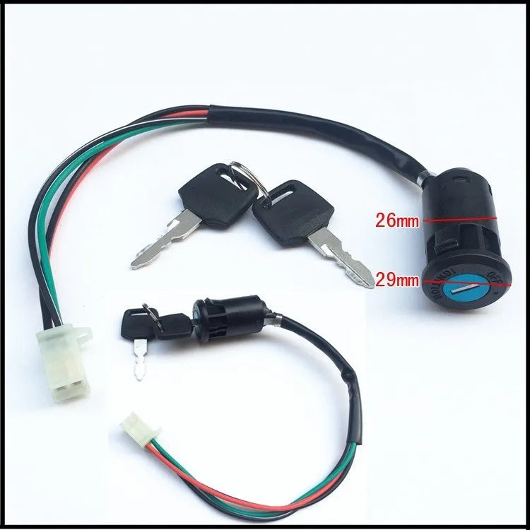 Waterproof electric door lock car accessory with plastic housing for automotive electrical systems