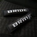 Black, blue and red cotton sponge cloth car safety belt shoulder pads with embroidery weaving