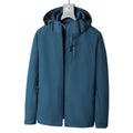 Three-in-one removable mountaineering suit in fluorescent colour with waterproof breathable construction