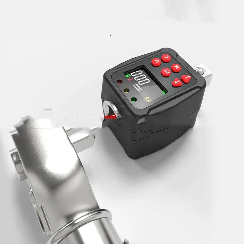 Digital torque meter wrench with display head and 1/2 inch drive