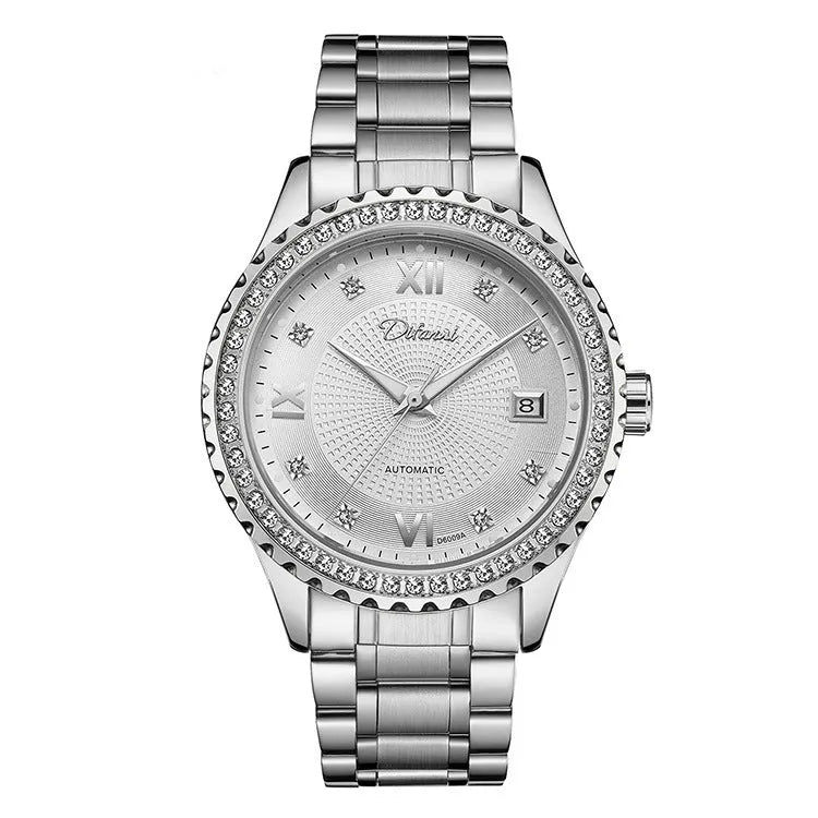 Fashionmonger automatic mechanical watch with luminous dial and waterproof case