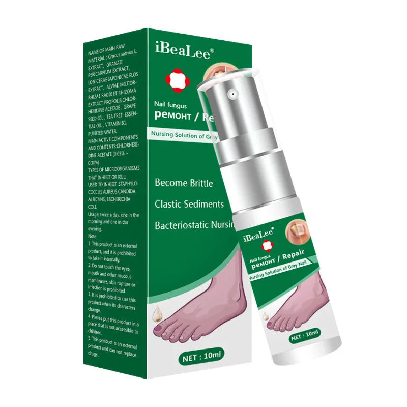 10ml bottle of Deck Antimicrobial Whitenail Liquid for toenail treatment.