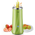 Beige automatic mini breakfast machine on kitchen countertop