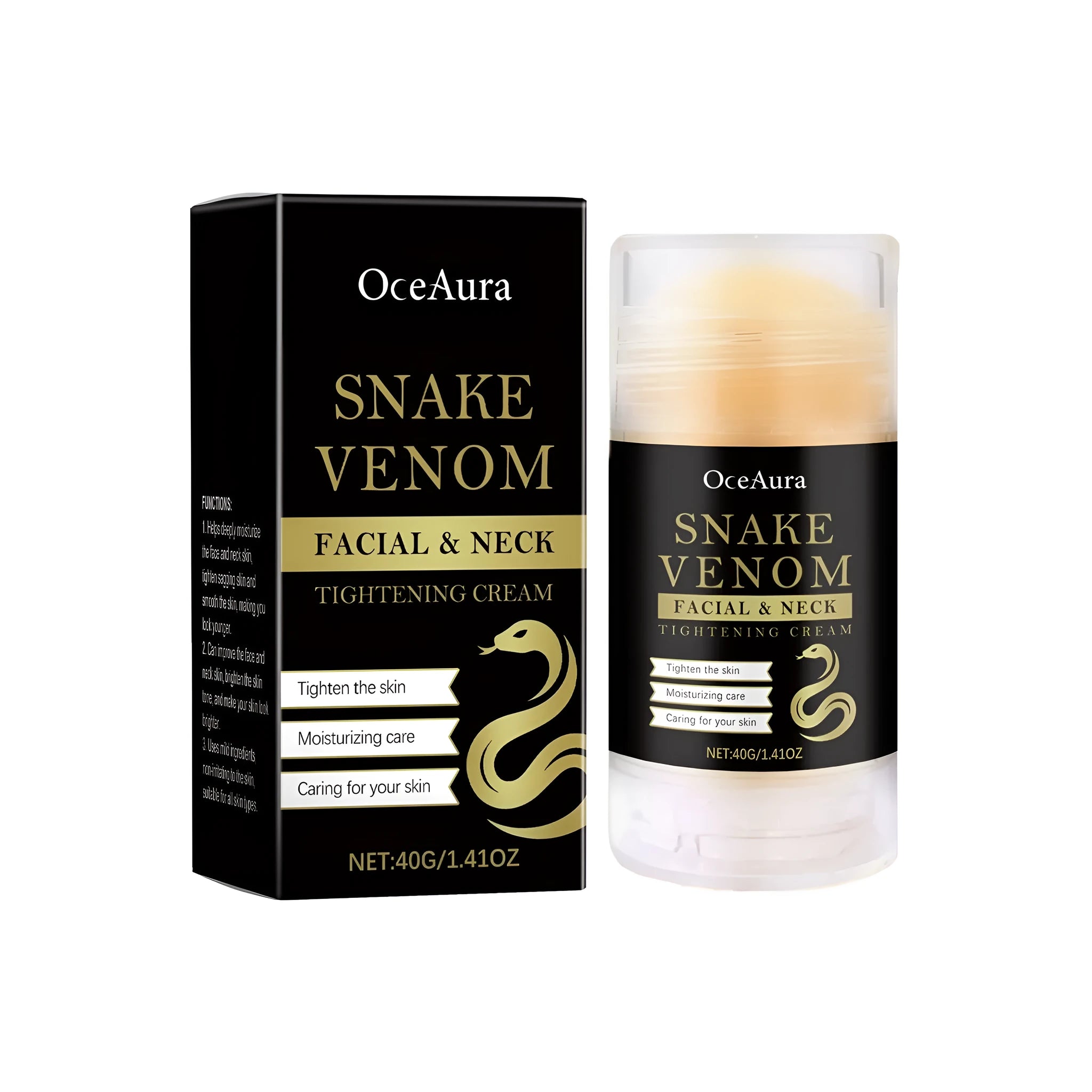 40g tube of nursing tightening cream with snake venom peptide and vitamins.