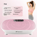 Grey smart power plate vibration exercise machine with Bluetooth connectivity and fat slinger accessory