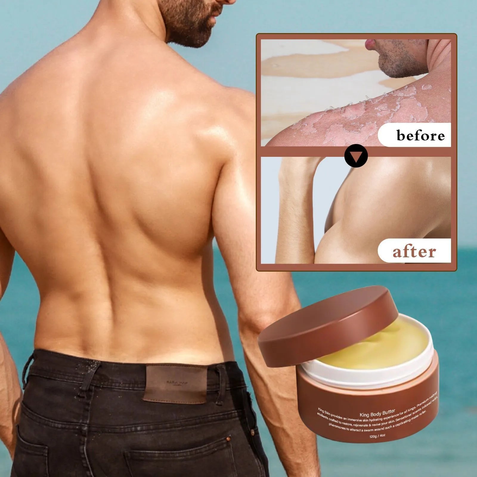 Gulong body moisturiser cream tub with 120g net content label