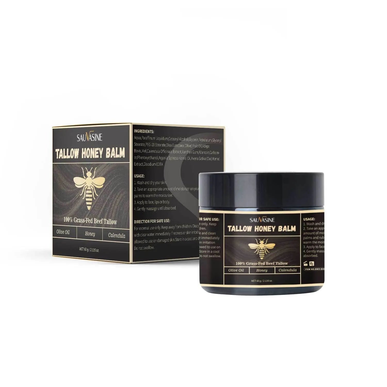 Butter Honey Cream 60g jar with honey and butter moisturising formula for all skin types