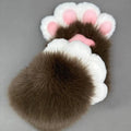 Animal claw cosplay gloves in multiple colour combinations with nylon construction for costume decoration