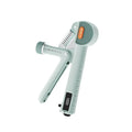 Adjustable spring hand grip trainer showing three resistance springs and ergonomic ABS plastic handles