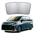 Silver reflective car windshield sunshade for Toyota NOAH XOVY 90 series