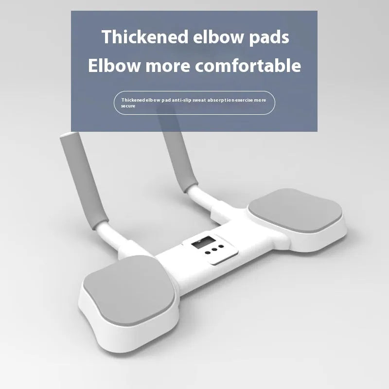 White flat support trainer with alloy aluminium tube frame and ABS plastic components on a floor.