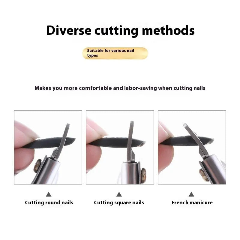 French U-shaped nail scissors with stainless steel construction and electrophoresis finish options