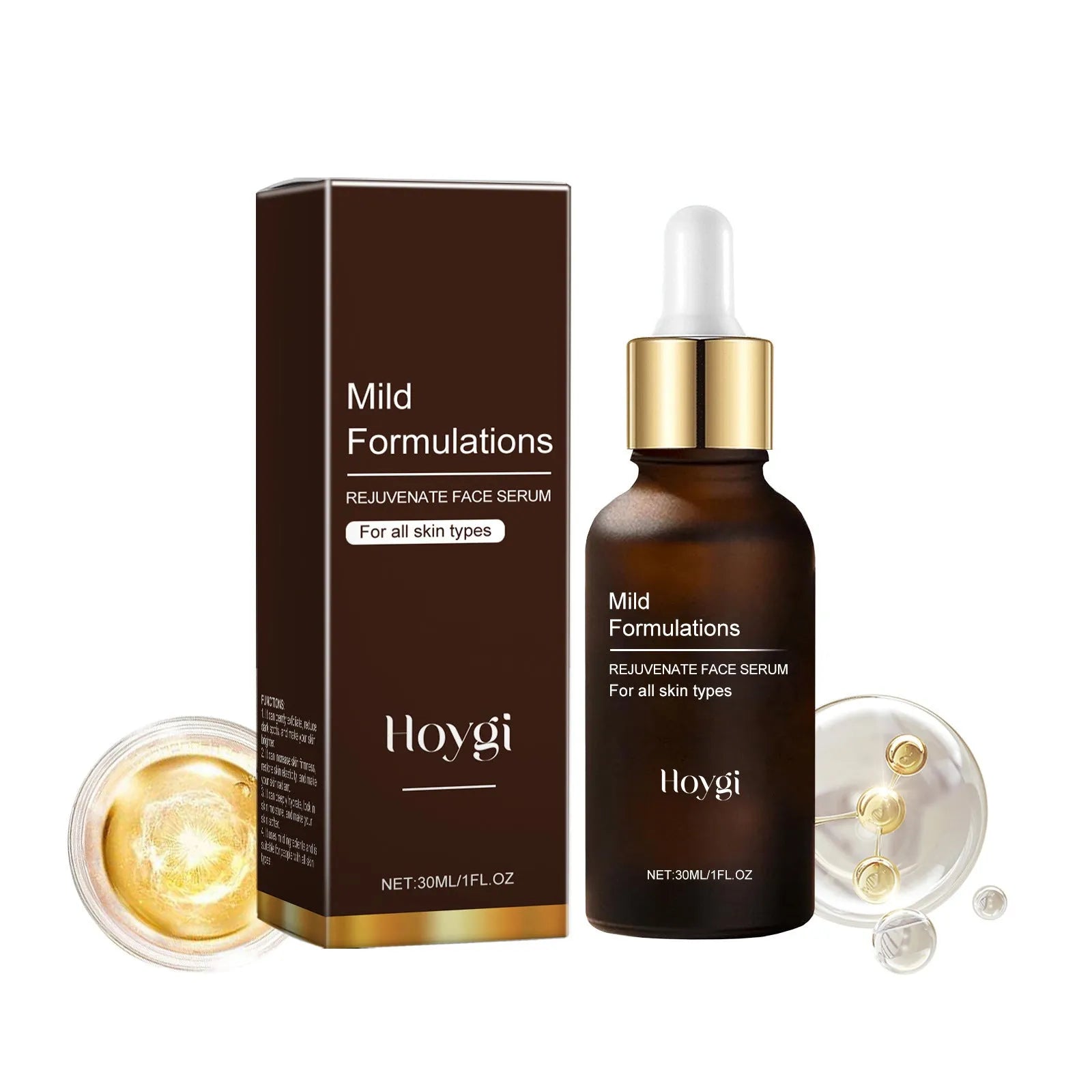 30ml bottle of nourishing facial essence with arbutin and vitamin C for hydrating skin care