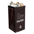 Blue 40-litre rectangular PP plastic household dustbin with a dustbin liner inside.