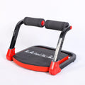 Mini abdominal exercise device in sky blue and red colour options for home and office fitness