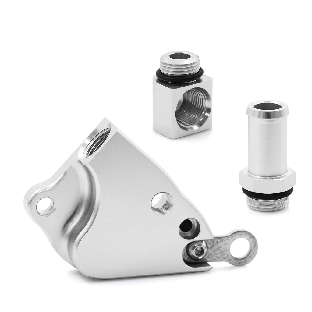 Aluminium intake manifold coolant adapter for K Series K20 K24 engines