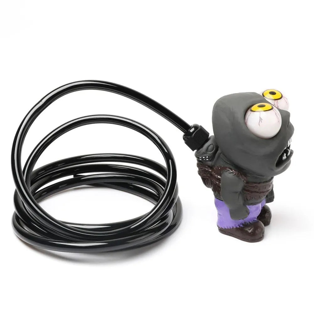 Turbo car blow-off valve sound kit showing rubber doll, pressure valve, copper tube, PU hose, and mounting clips.