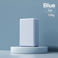 Solid-colour EVA foam yoga block measuring 23x15x7.6cm with grip ridges