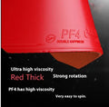 Fast Attack Sticky Classic-50 table tennis racket in red and black colour options.