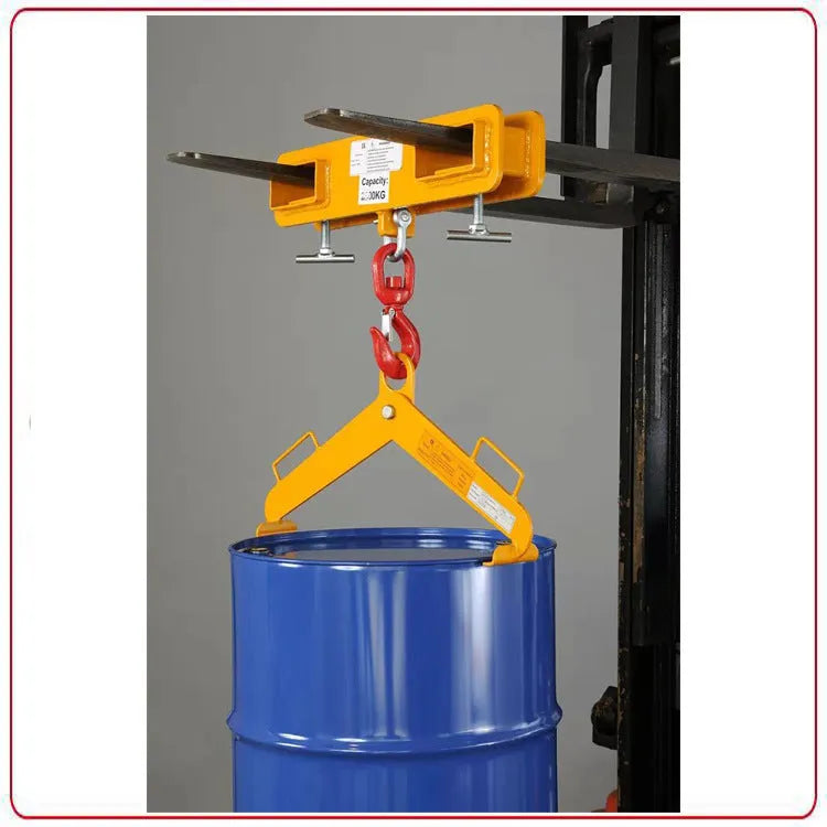 MK forklift hook with rotatable drum design and safety locking device for 25 tonne lifting capacity