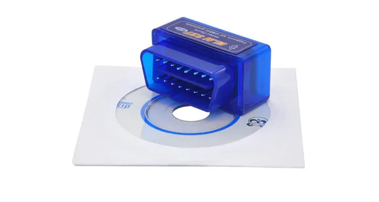 Bluetooth OBD2 auto fault detector with ELM327 chipset for vehicle diagnostics