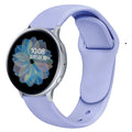 Silicone reverse buckle watch strap for Samsung Galaxy Active 2 in various colours